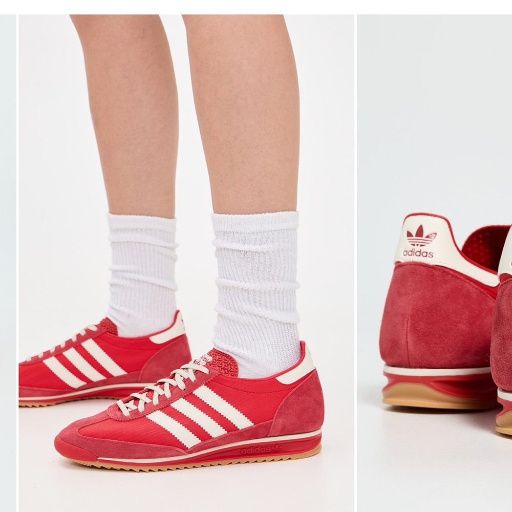 Adidas SL 72 OG Red and White Trainers